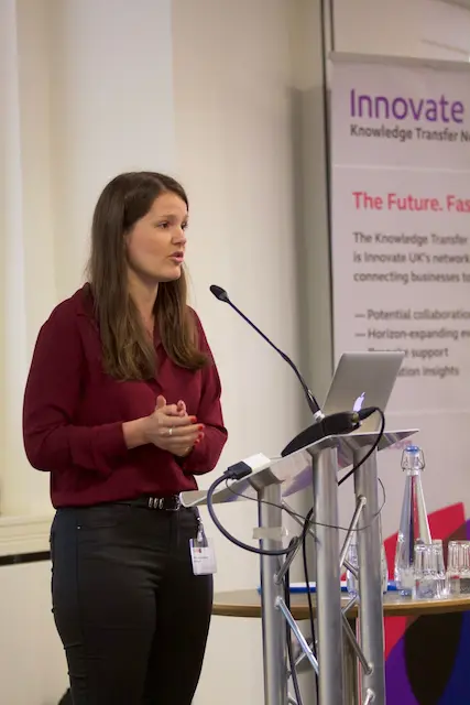 Natalia Silverstone (Pod Point) at Scoping for 2018 Funding Support for EV Charging Infrastructure