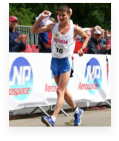 Vladimir Kanaykin wins the 2007 European Cup of Race Walking (Tim Watt)