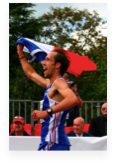 Yohann Diniz wins European Cup 20km in Leamington Spa, 17 May 2007 (Tim Watt)