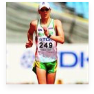 Chris Erickson in the 50km in Osaka (Getty Images)